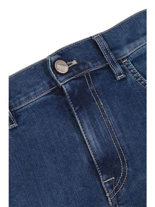Jeans in denim di misto cotone, modal e seta PT TORINO | QP05Z0 CP6110MC00